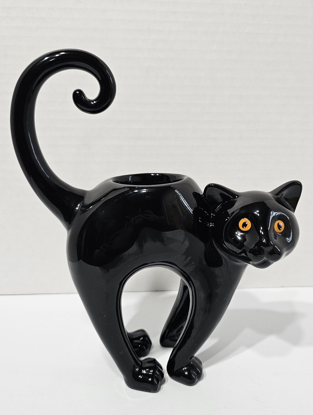 Yankee Candle 2011 Retired Black Cat Tealight Holder
